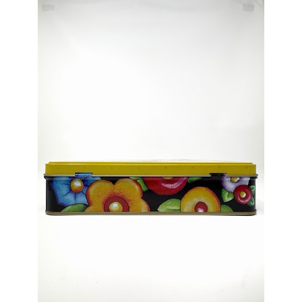 Mary Engelbreit Tin Lot Hinged Lid Photo Frame Lid Decorative Storage Boxes - Picture 10 of 10